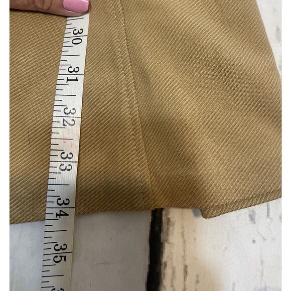 Zara Womans Dress Size Small Camel Fit Flare Sleeveless‎ Tan Dress (f) - Picture 4 of 6